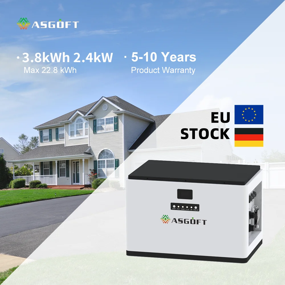 EU Stock Portable Balcony Lifepo4 Solar Battery 3.8kWh 2.4KW All-in-One IP65 Stackable Home Energy Storage System
EU Stock Portable Balcony Lifepo4 Solar Battery 3.8kWh 2.4KW All-in-One IP65 Stackable Home Energy Storage System
