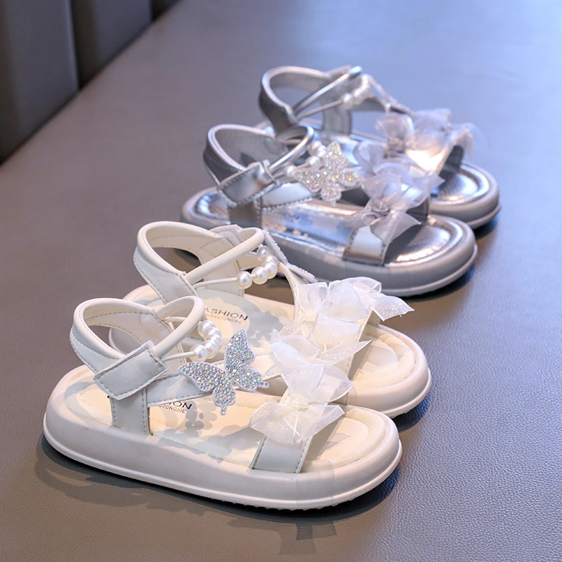 Chic Girl Princess Dress Shoes Elegant Lace Pearl Children's Summer Sandals New Sweet Fashion Kids Causal Wedding Party Sandals
Chic Girl Princess Dress Shoes Elegant Lace Pearl Children's Summer Sandals New Sweet Fashion Kids Causal Wedding Party Sandals