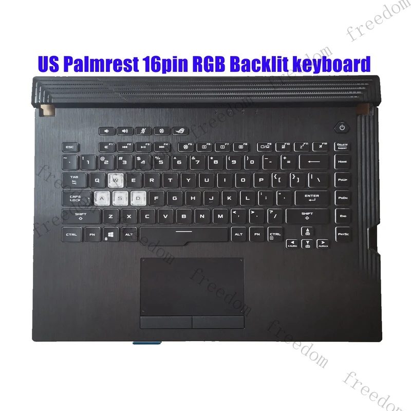 US Palmrest 16-pin RGB Backlit Keyboard for ASUS G531GV G531GU G531GW
US Palmrest 16-pin RGB Backlit Keyboard for ASUS G531GV G531GU G531GW