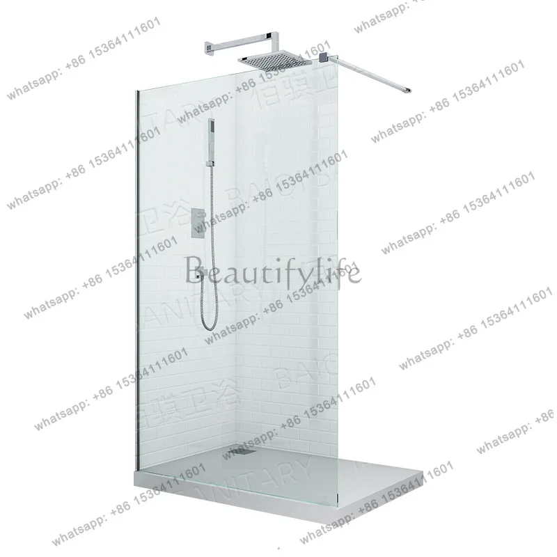 Simple household integral shower room hotel bathroom bathroom dry and wet separation
Simple household integral shower room hotel bathroom bathroom dry and wet separation