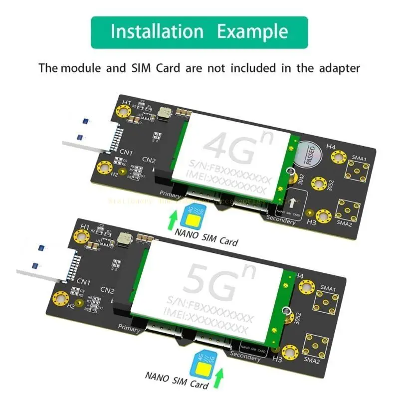 M.2 до USB Адаптер с 2 -й слот -поддержкой 3G 4G Модуль 3042/3052 Размер ключа N NGFF для ПК для ПК
M.2 до USB Адаптер с 2 -й слот -поддержкой 3G 4G Модуль 3042/3052 Размер ключа N NGFF для ПК для ПК