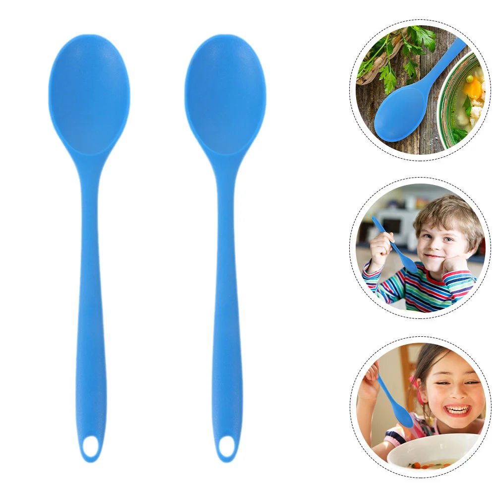 2 Pcs Silicone Spoon Long Household Salad Cook Supply Multi-function Cooking Pans Nonstick
2 Pcs Silicone Spoon Long Household Salad Cook Supply Multi-function Cooking Pans Nonstick
