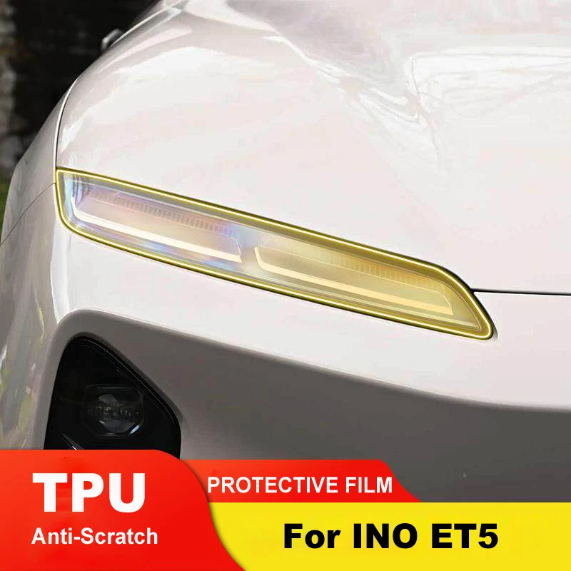 Car Headlight Clear TPU Protection Film For INO ET5 2024-2025 Anti-scratch Transparent Protective Light Film Decoration
Car Headlight Clear TPU Protection Film For INO ET5 2024-2025 Anti-scratch Transparent Protective Light Film Decoration