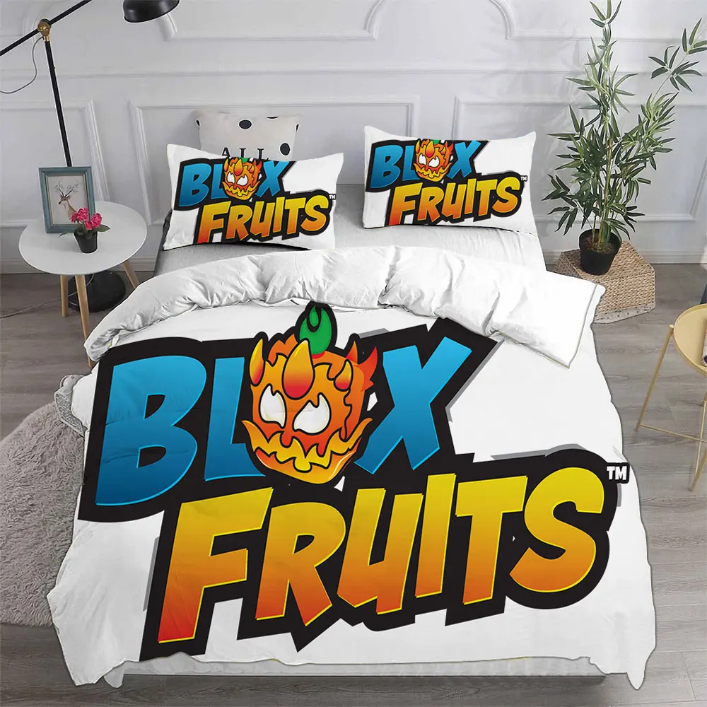 Fashion Game Blox Fruits Bedding Sets Bed Cover Comforter Duvet Cover Pillow Case 2-3 Pieces Sets Kids Adult Bedroom Decoration
Fashion Game Blox Fruits Bedding Sets Bed Cover Comforter Duvet Cover Pillow Case 2-3 Pieces Sets Kids Adult Bedroom Decoration