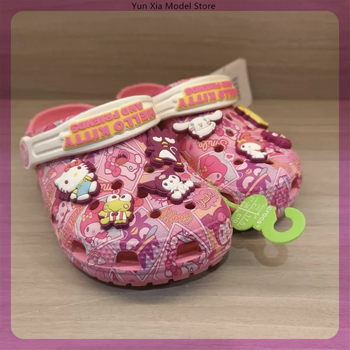 Sanrio Hellokitty Kuromi Pochacco Melody Summer Girls Cartoon Children Slippers Non-Slip Soft-Soled Wrap Toe Sandals Girls Gifts
Sanrio Hellokitty Kuromi Pochacco Melody Summer Girls Cartoon Children Slippers Non-Slip Soft-Soled Wrap Toe Sandals Girls Gifts