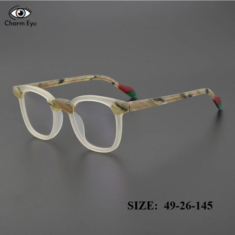 Matte Acetate Eyeglass Frames Japan High-quality Color Large Frame Square Optical Myopia Anti Blue Light Glasses for Men Women
Matte Acetate Eyeglass Frames Japan High-quality Color Large Frame Square Optical Myopia Anti Blue Light Glasses for Men Women