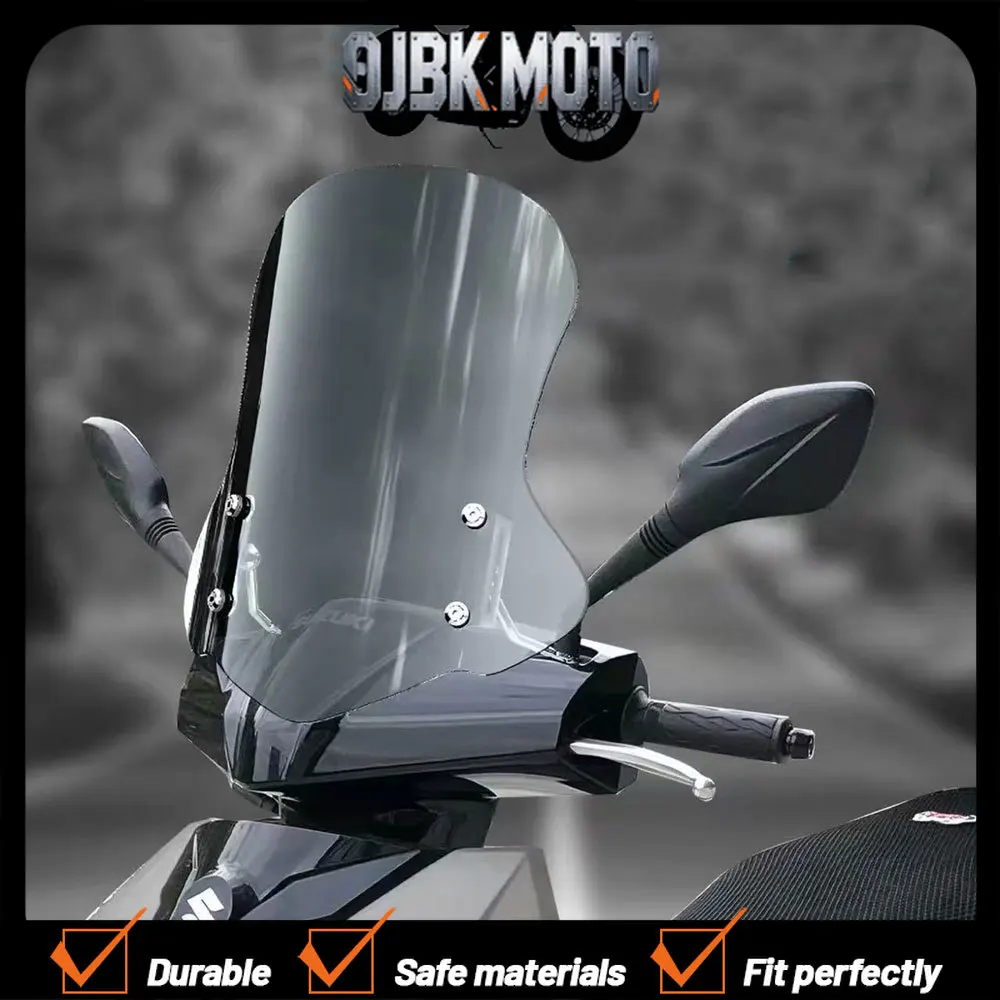 For Suzuki UY125 Haojue motorcycle windshield modification windshield deflector can be raised and lowered (upgraded version)
For Suzuki UY125 Haojue motorcycle windshield modification windshield deflector can be raised and lowered (upgraded version)