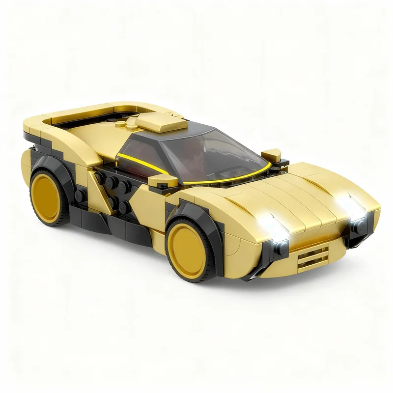NEW 241PCS MOC City Champions Super Car Gold Rush Model Technology DIY Assembly Building Blocks Display Birthday Gift Building
NEW 241PCS MOC City Champions Super Car Gold Rush Model Technology DIY Assembly Building Blocks Display Birthday Gift Building