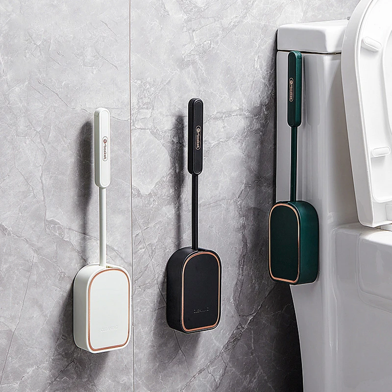 Light Luxury Toilet Brush Household Hollow Out Wall Mounted Without Dead Corner Silicone Cleaning Tool Bathroom Accessories
Light Luxury Toilet Brush Household Hollow Out Wall Mounted Without Dead Corner Silicone Cleaning Tool Bathroom Accessories