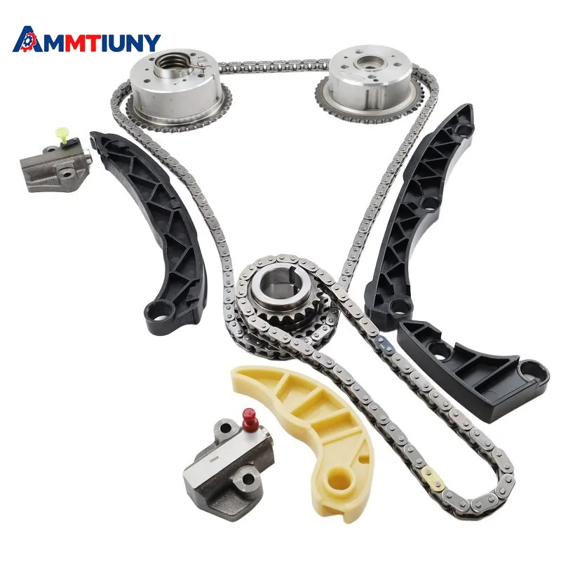 Комплект цепи ГРМ G4KH G4KC с звездочками VVT для Hyundai Kia Sonata Optima 2010-2014 2.4L 24321-2G111 24350-2G750 24370-2G750
Комплект цепи ГРМ G4KH G4KC с звездочками VVT для Hyundai Kia Sonata Optima 2010-2014 2.4L 24321-2G111 24350-2G750 24370-2G750