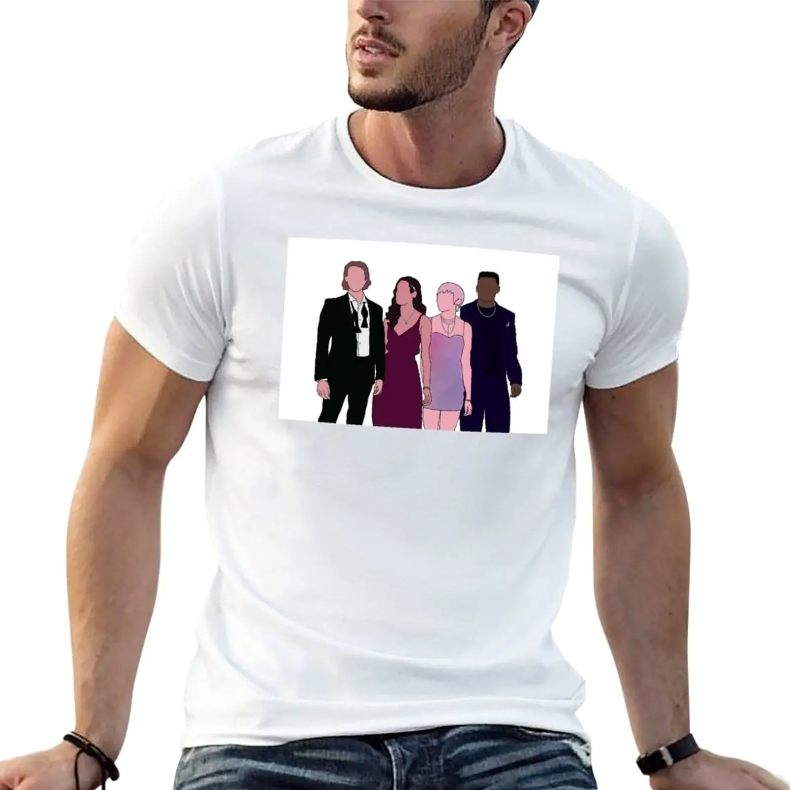 The Bayview Four- Drawing T-Shirt vintage clothes tops men graphic t shirts
The Bayview Four- Drawing T-Shirt vintage clothes tops men graphic t shirts
