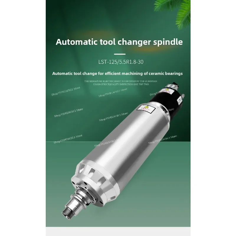Water-Cooled BT30 CNC Spindle, 3KW/3.5KW Pneumatic ATC High-Speed Electric Spindle for Metal Engraving & Machining
Water-Cooled BT30 CNC Spindle, 3KW/3.5KW Pneumatic ATC High-Speed Electric Spindle for Metal Engraving & Machining