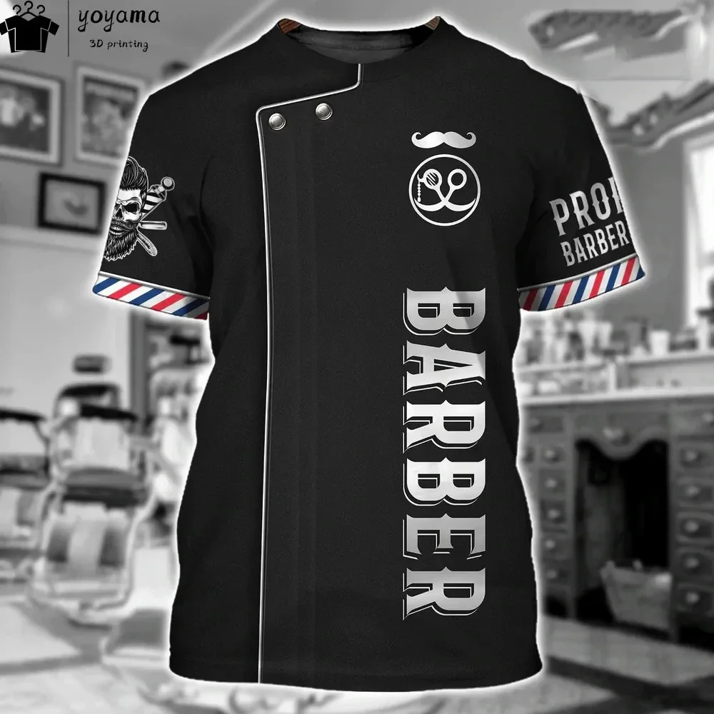 Fashion T-Shirt For Men's Shirt 3d Print Custom Short Sleeve Tops Barber Work Clothes Oversized Tee Shirt Men's barber clothes
Fashion T-Shirt For Men's Shirt 3d Print Custom Short Sleeve Tops Barber Work Clothes Oversized Tee Shirt Men's barber clothes