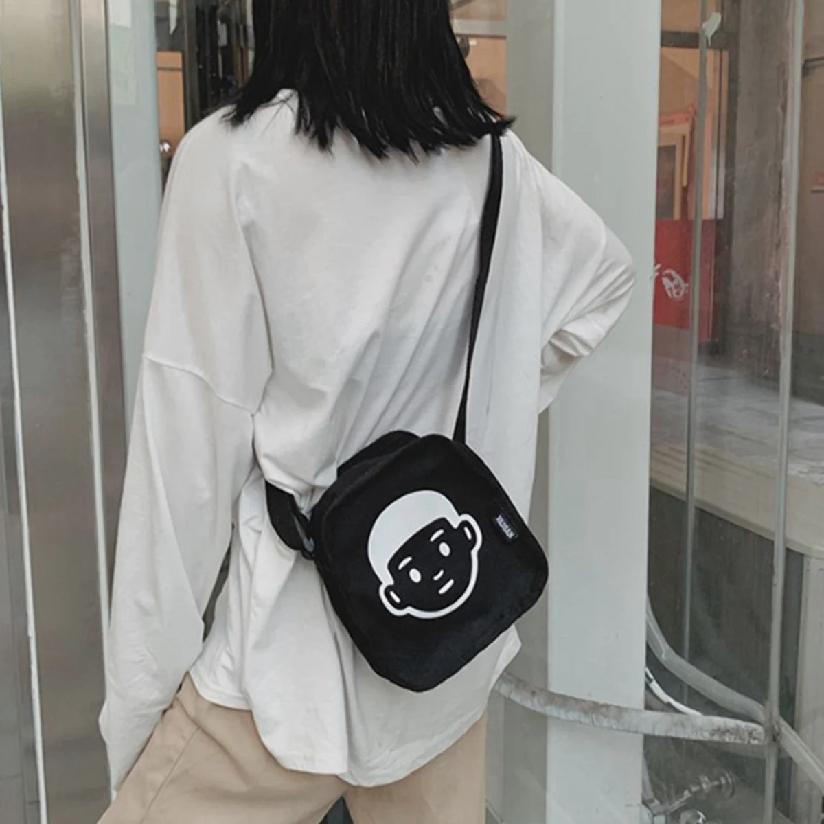 【SEE】2X Canvas Bag Grocery Bag Cotton Daily Bag Women's Casual Handbag White & Black
【SEE】2X Canvas Bag Grocery Bag Cotton Daily Bag Women's Casual Handbag White & Black