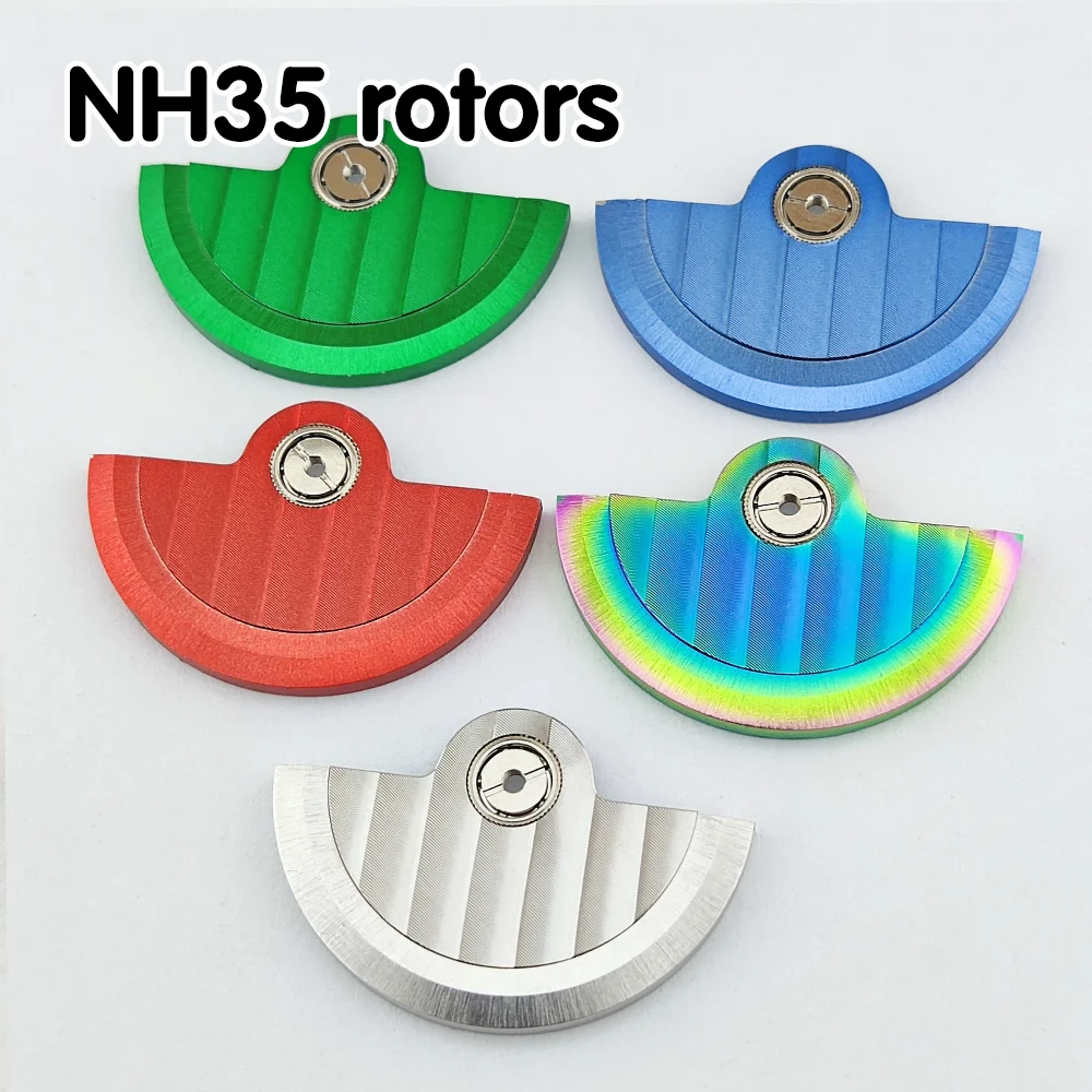Watch Movement Rotor NH35 Movement Rotor Customised Metal Rotor Fits NH35 NH36 Movement Watch Parts Replacement Accessories
Watch Movement Rotor NH35 Movement Rotor Customised Metal Rotor Fits NH35 NH36 Movement Watch Parts Replacement Accessories