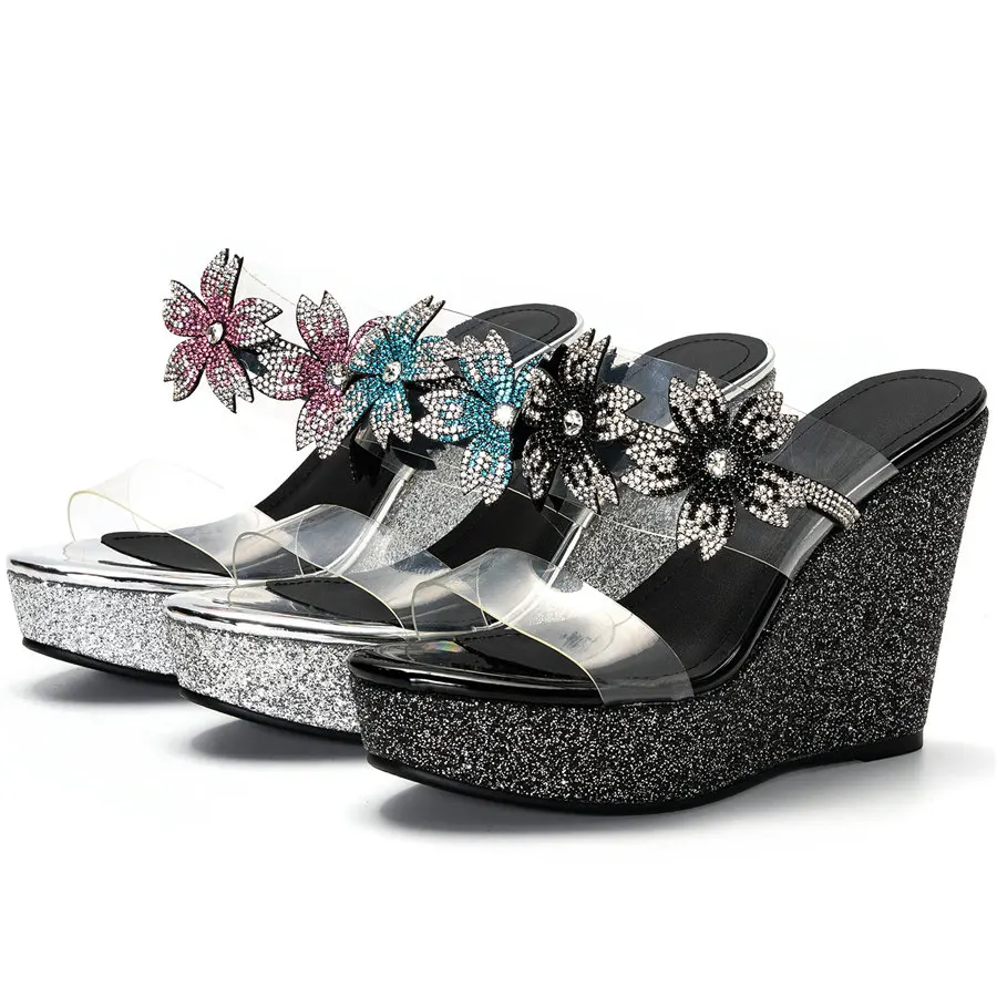 New Summer Platform Pumps Women Wedges High Heel Slippers Rhinestones Shoes Female Open Toe Party Gladiator Sandals Casual Shoes
New Summer Platform Pumps Women Wedges High Heel Slippers Rhinestones Shoes Female Open Toe Party Gladiator Sandals Casual Shoes