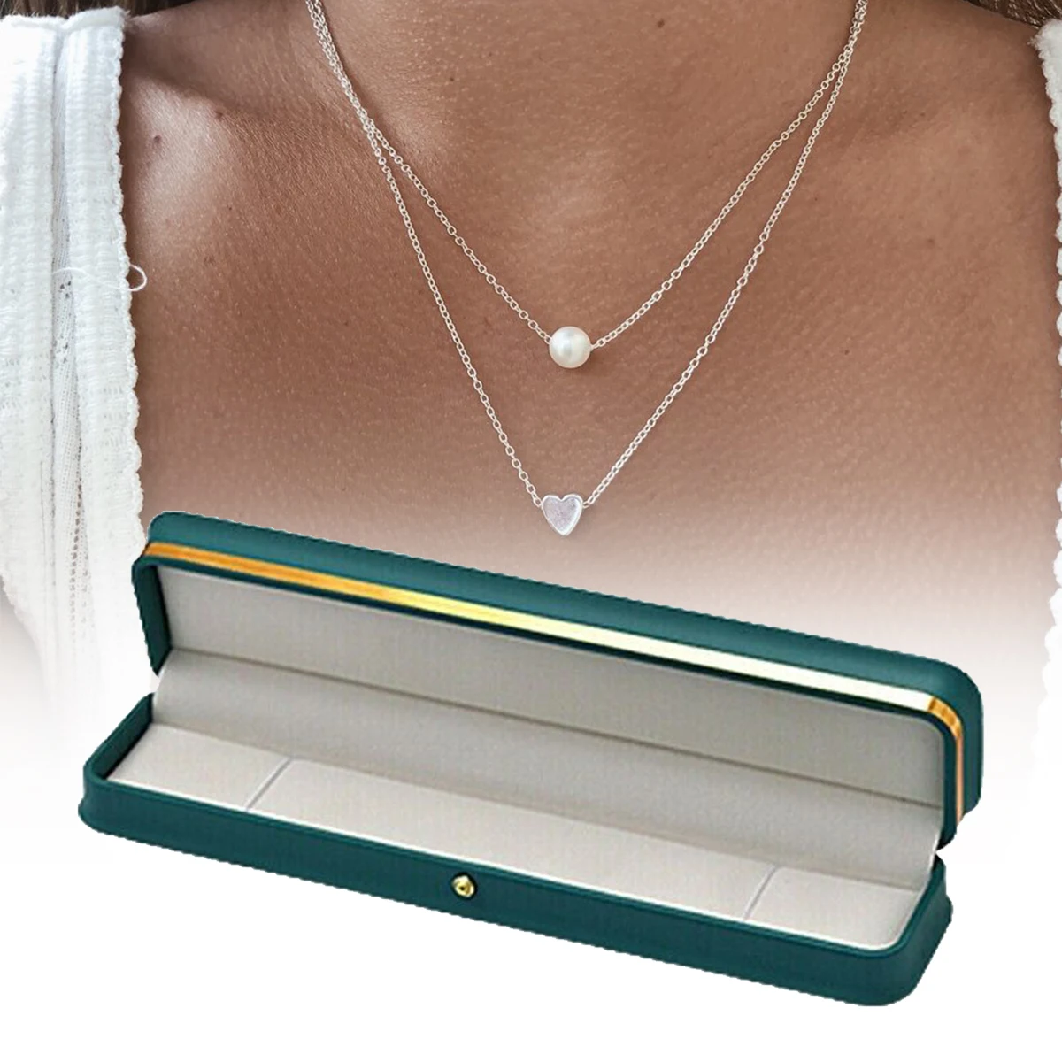 Luxury PU Leather Jewelry Packing Box Ring Earrings Necklace Bracelet Jewellery Display Storage Case For Wedding Engagement
Luxury PU Leather Jewelry Packing Box Ring Earrings Necklace Bracelet Jewellery Display Storage Case For Wedding Engagement