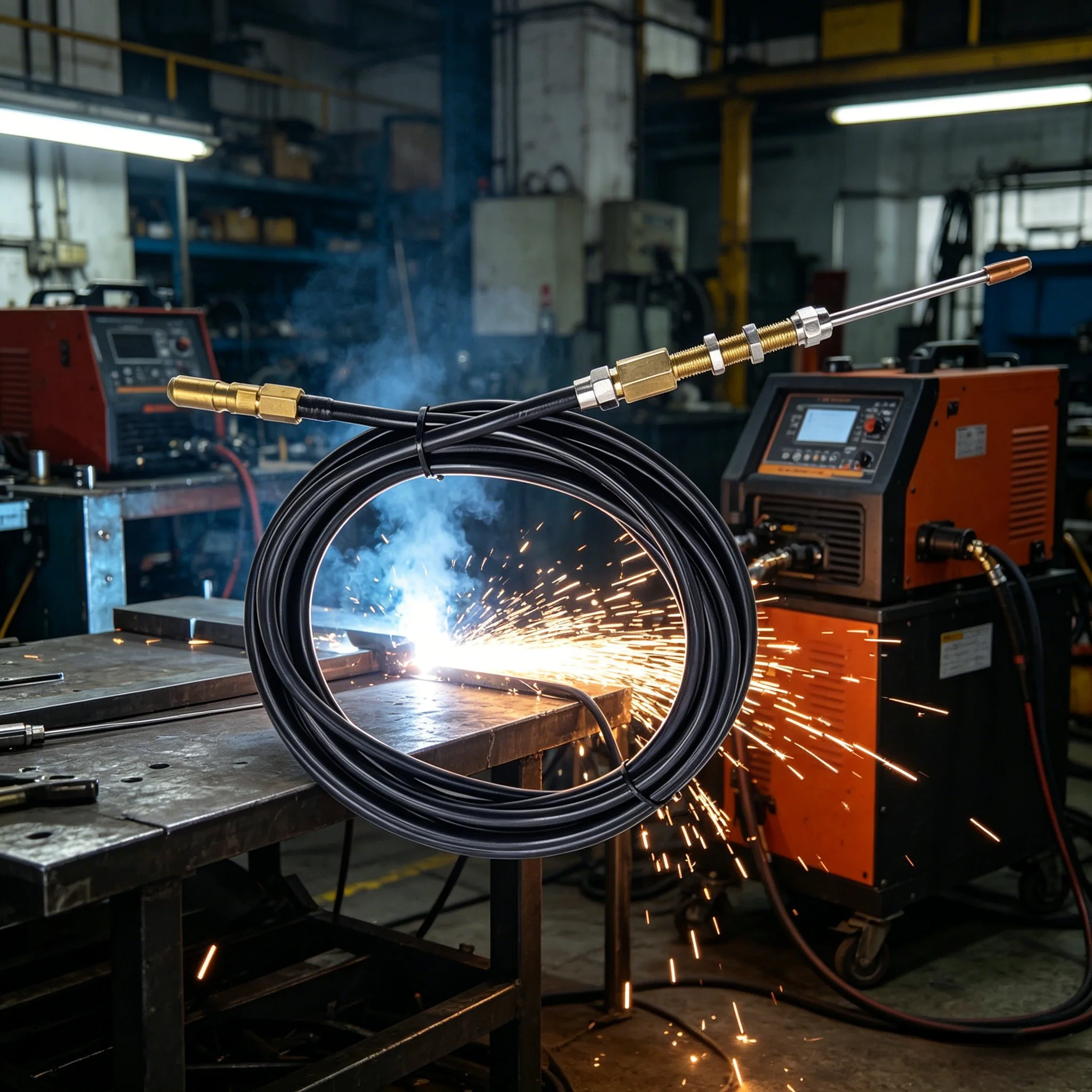 Automatic Wire Feeder Feeding Machine Welder Laser Torch Liner PU Pipe Steel Aluminium Welding Tube Fit WF-007 WF007 3M/5Mters
Automatic Wire Feeder Feeding Machine Welder Laser Torch Liner PU Pipe Steel Aluminium Welding Tube Fit WF-007 WF007 3M/5Mters