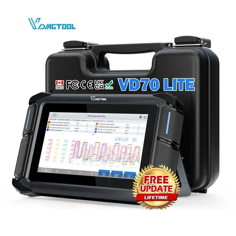 OBD-сканер, VDIAGTOOL VD70 Lite Полный OBD2-сканер 31 Сброс ВСЕ Системный диагностический станок для всех автомобилей Диагностический инструмент FCA
OBD-сканер, VDIAGTOOL VD70 Lite Полный OBD2-сканер 31 Сброс ВСЕ Системный диагностический станок для всех автомобилей Диагностический инструмент FCA