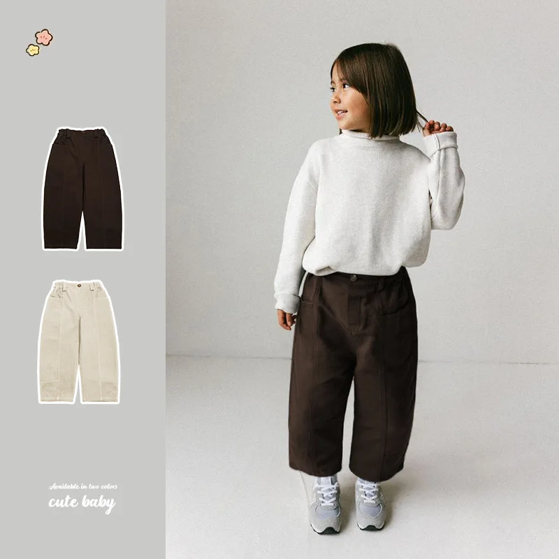 Children Girls Jeans New Autumn 100% Cotton Solid Color Toddler Kids Girls Trouser Korean Versatile Little Girls Casual Pants
Children Girls Jeans New Autumn 100% Cotton Solid Color Toddler Kids Girls Trouser Korean Versatile Little Girls Casual Pants