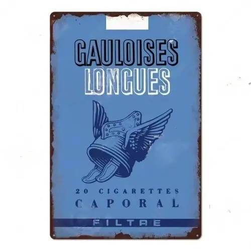 Gauloises Longues Retro Tin Sign Blue Tobacco Decor Man Cave Wall Art
Gauloises Longues Retro Tin Sign Blue Tobacco Decor Man Cave Wall Art