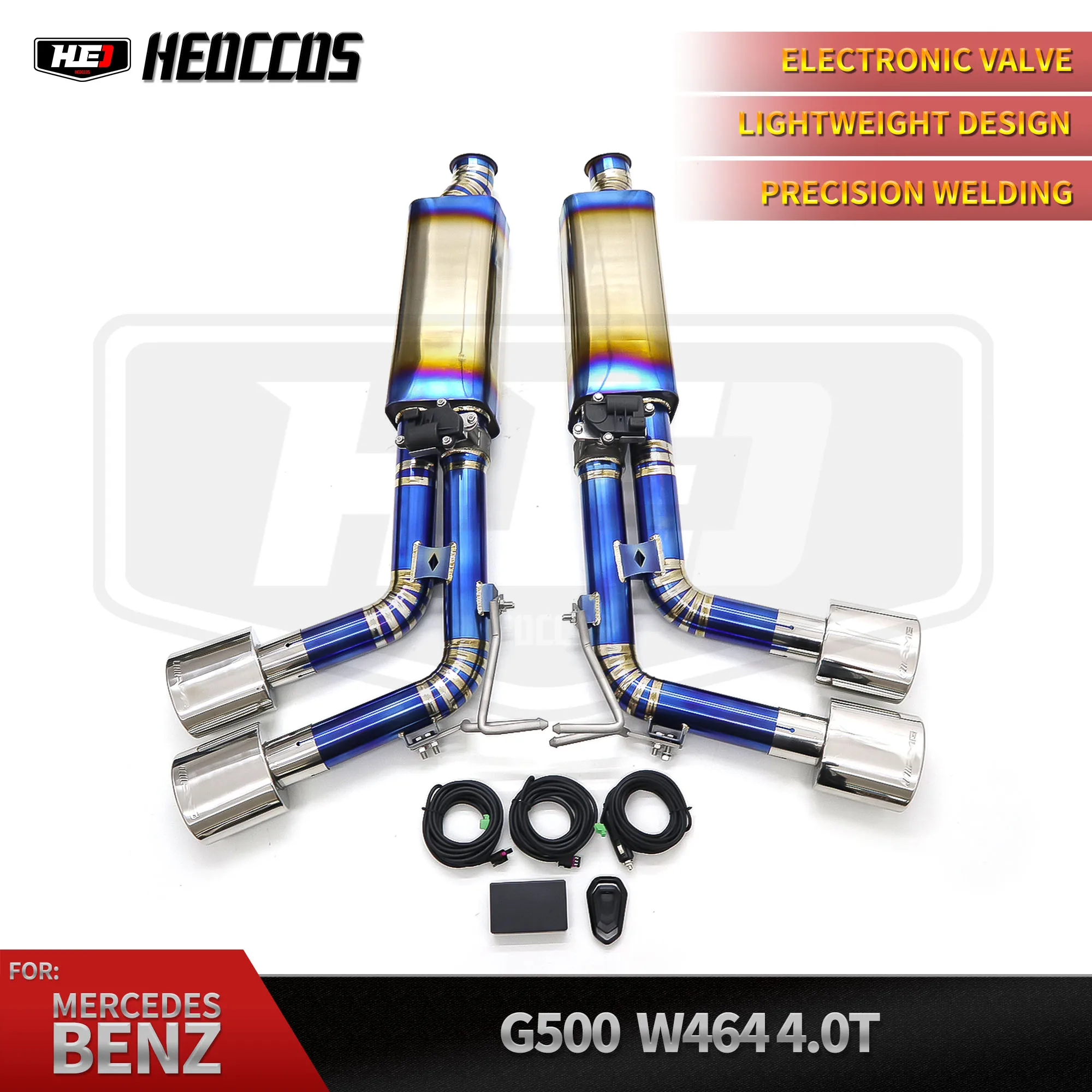 HEO Titanium Valved Exhaust Catback System for Mercedes Benz G-Class W463A W464 G63 G500 2019+ Exhaust
HEO Titanium Valved Exhaust Catback System for Mercedes Benz G-Class W463A W464 G63 G500 2019+ Exhaust