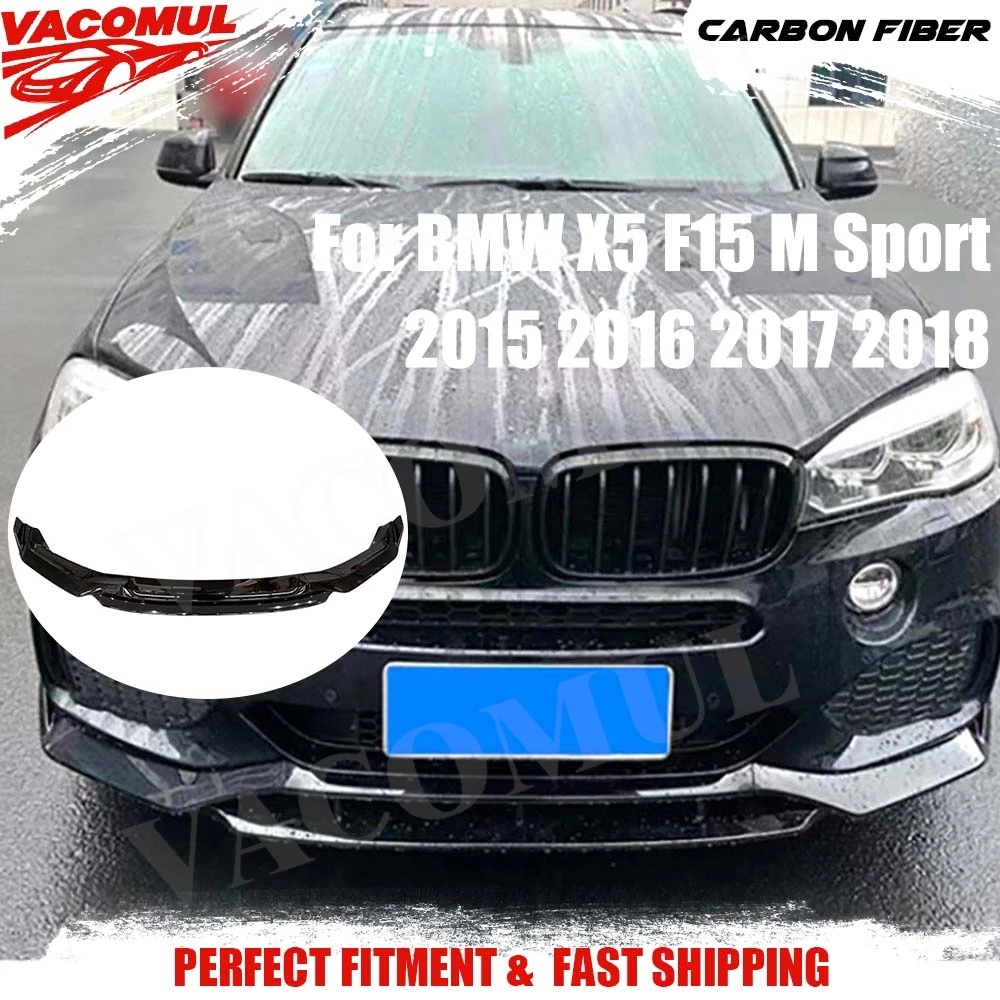 VACOMUL автомобильный передний бампер из углеродного волокна, спойлер для BMW X5 F15 M Sport 2015 2016 2017 2018, аксессуары для передних губ, комплекты кузова из АБС-пластика
VACOMUL автомобильный передний бампер из углеродного волокна, спойлер для BMW X5 F15 M Sport 2015 2016 2017 2018, аксессуары для передних губ, комплекты кузова из АБС-пластика