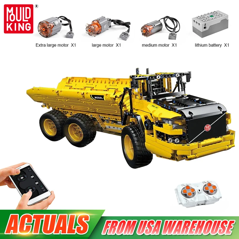 Mold King 17010, технические грузовики, игрушки, радиоуправляемый самосвал MOC-8002, строительный блок в сборе, автомобильный набор кирпичей, детский рождественский подарок
Mold King 17010, технические грузовики, игрушки, радиоуправляемый самосвал MOC-8002, строительный блок в сборе, автомобильный набор кирпичей, детский рождественский подарок