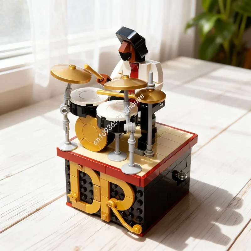 348pcs MOC Drummer Automaton Ideas And CUUSOOed Model Building Blocks Toys Assemble Creative Idea Christmas Gift Birthday
348pcs MOC Drummer Automaton Ideas And CUUSOOed Model Building Blocks Toys Assemble Creative Idea Christmas Gift Birthday