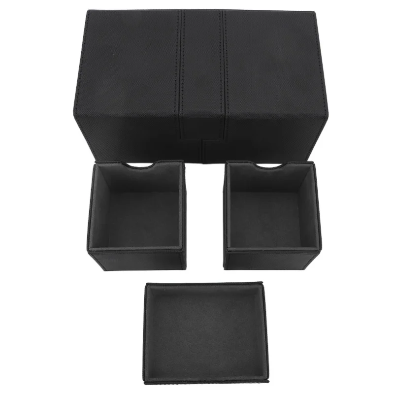 Card Deck Box With 3 Drawers Large Capacity Magnetic Closure PU Leather Game Card Storage Box For Holding Over 200 Cards
Card Deck Box With 3 Drawers Large Capacity Magnetic Closure PU Leather Game Card Storage Box For Holding Over 200 Cards