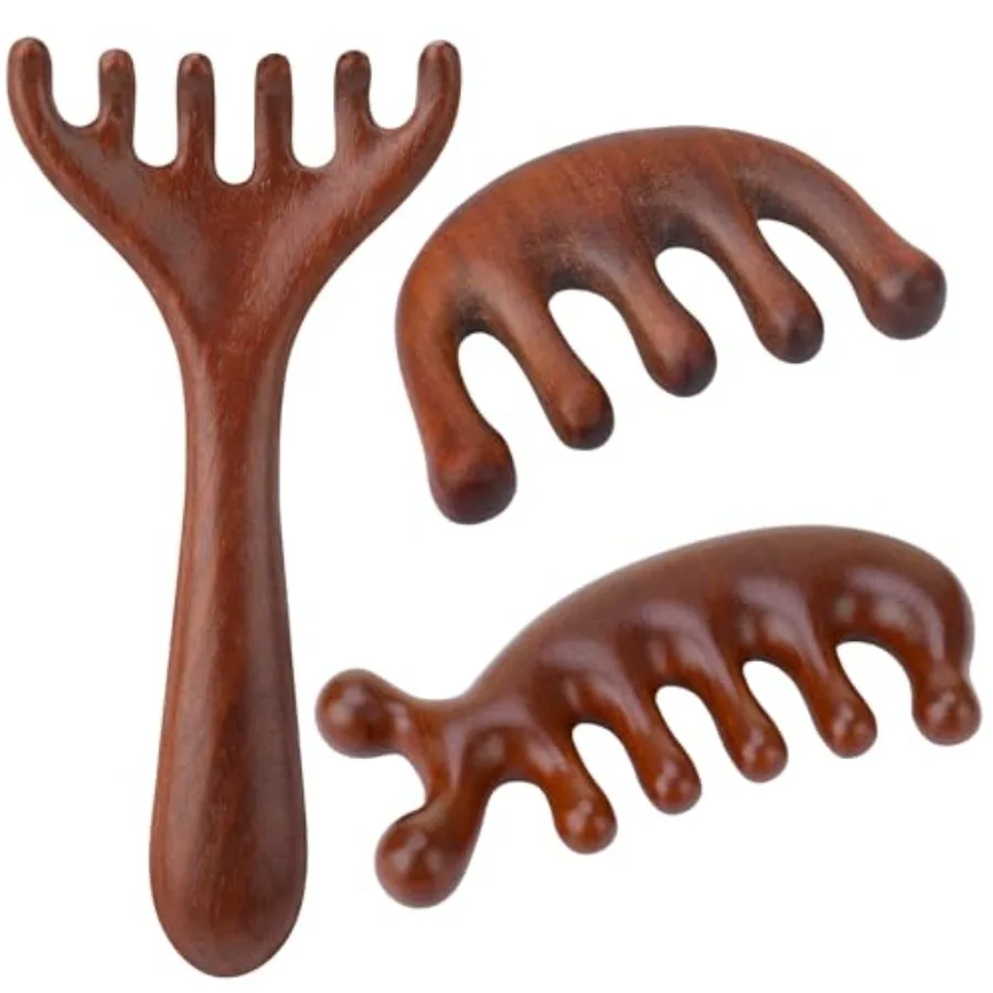 3 Pcs Wooden Head Scalp Massager Comb, Head Massage Tool for Relaxation Hair Gua Sha Comb for Mother, Gaughter, Wife
3 Pcs Wooden Head Scalp Massager Comb, Head Massage Tool for Relaxation Hair Gua Sha Comb for Mother, Gaughter, Wife