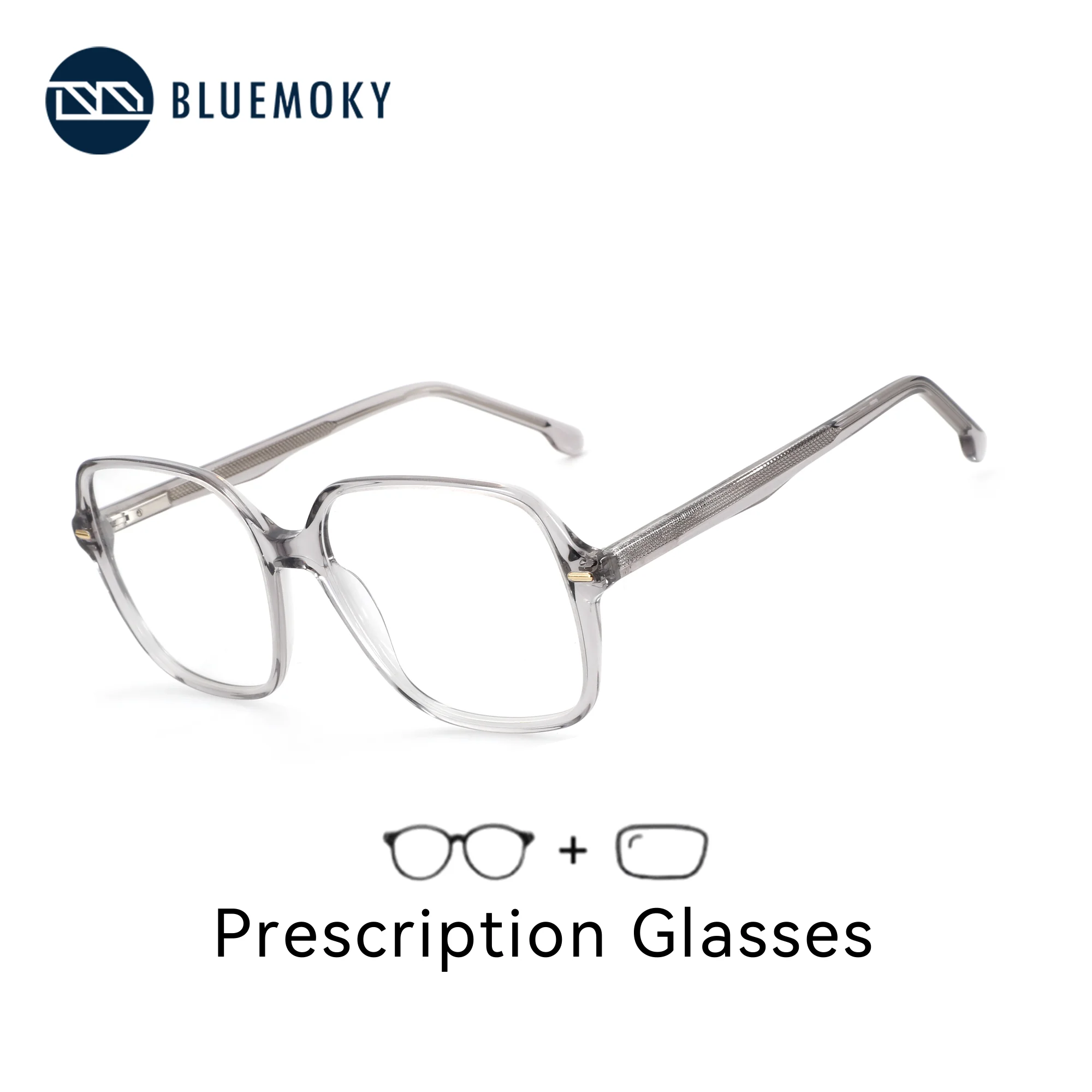 BLUEMOKY Trendy Acetate Square Prescription Glasses For Men Blue Light Multifocal Progressive Optical Lenses Myopia Eyeglasses
BLUEMOKY Trendy Acetate Square Prescription Glasses For Men Blue Light Multifocal Progressive Optical Lenses Myopia Eyeglasses