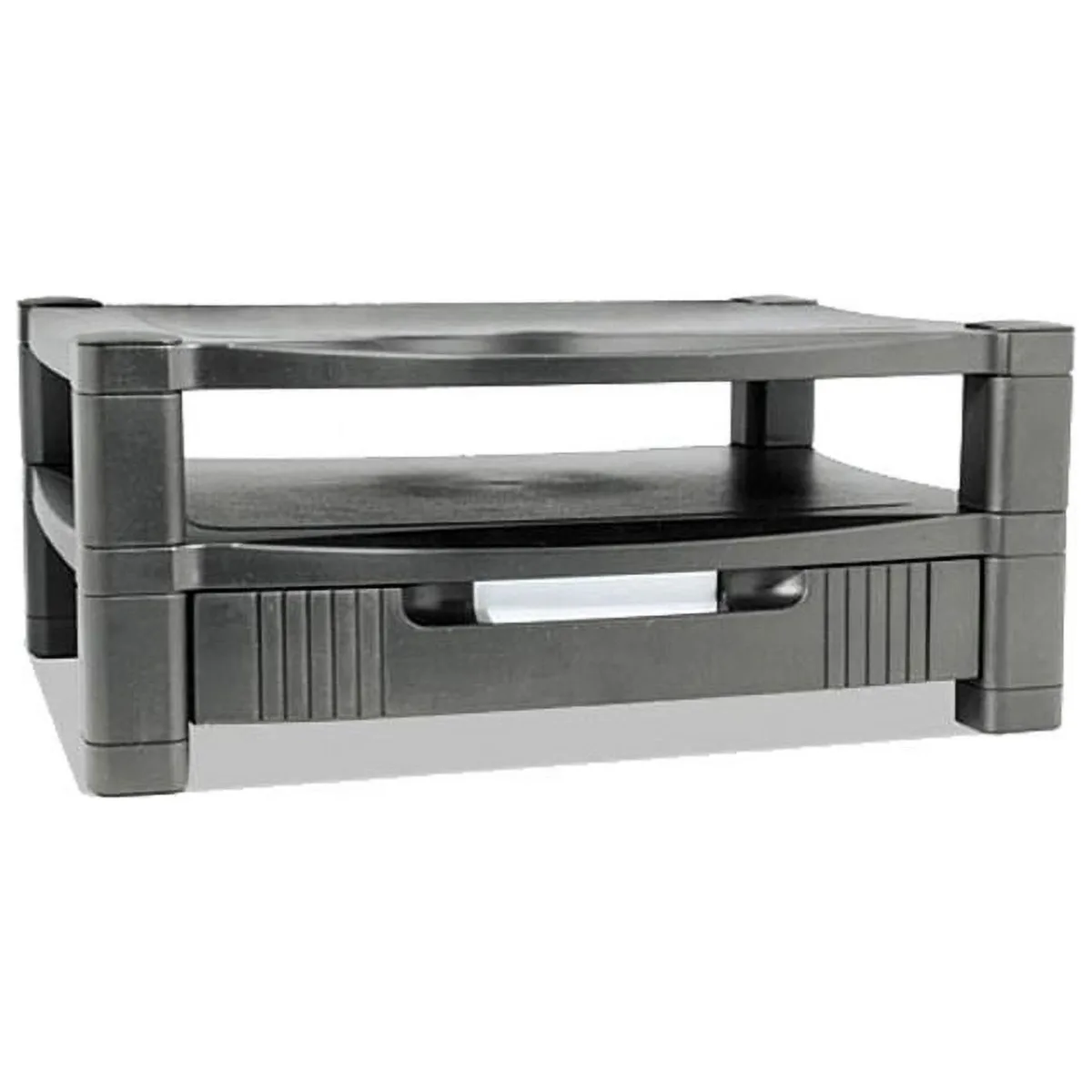 17 in. x 13.25 in. 3-1/2 in. to 7 in. Supports 50 lbs. Two-Level Monitor Stand - Black
17 in. x 13.25 in. 3-1/2 in. to 7 in. Supports 50 lbs. Two-Level Monitor Stand - Black