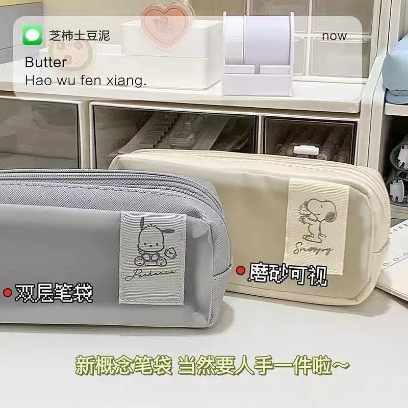 Стильная мультяшная тканевая сумка для ручек Sanrio с большой вместительностью, хорошо выглядит, сумка для ручек, канцелярские принадлежности, школьные принадлежности
Стильная мультяшная тканевая сумка для ручек Sanrio с большой вместительностью, хорошо выглядит, сумка для ручек, канцелярские принадлежности, школьные принадлежности