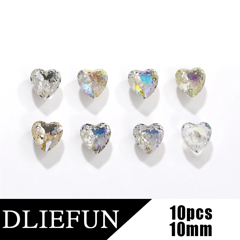 K9 Crystal Rhinestones Heart Stones, DIY Crafts Accessories, Clothing Decoration, Glitter Gems, Pointed Bottom Crystals, 10Pcs
K9 Crystal Rhinestones Heart Stones, DIY Crafts Accessories, Clothing Decoration, Glitter Gems, Pointed Bottom Crystals, 10Pcs