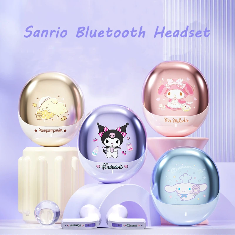 Sanrio Bluetooth Headphone Cute Wireless Headset Cartoon In-ear Noise Reduction Sports Earphone Smart Touch Control Game Headset
Sanrio Bluetooth Headphone Cute Wireless Headset Cartoon In-ear Noise Reduction Sports Earphone Smart Touch Control Game Headset