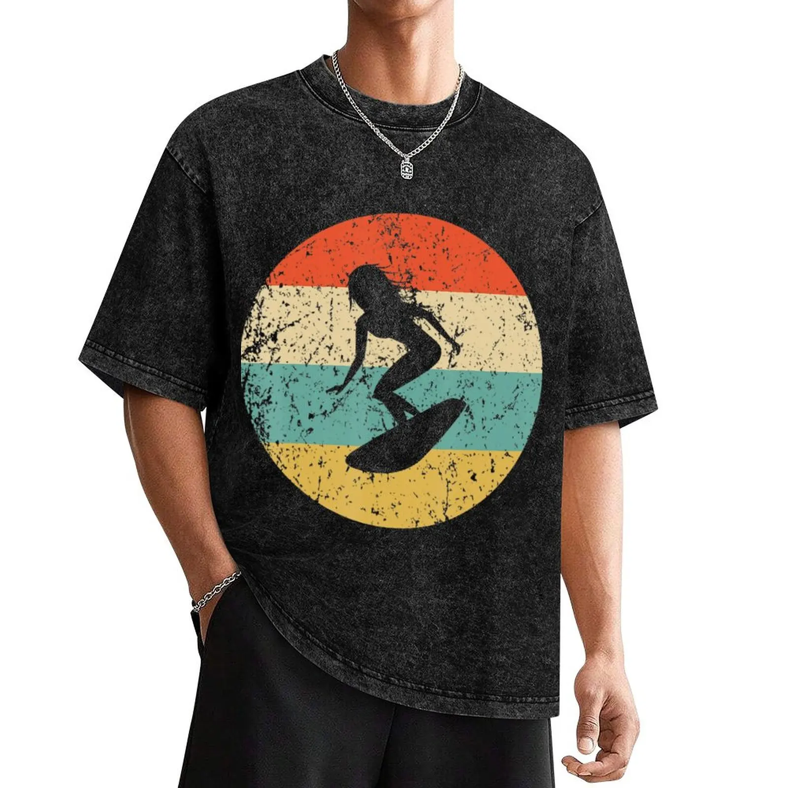 Surfing Vintage Retro Surfer T-Shirt sports fans cute clothes vintage graphic tee Blouse mens designer clothes
Surfing Vintage Retro Surfer T-Shirt sports fans cute clothes vintage graphic tee Blouse mens designer clothes