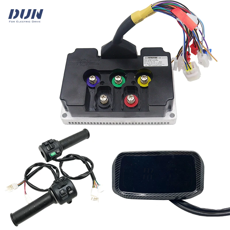 New Fardriver ND72680 Controller Hall DC 350A 5000W-6000W Programmable with ONE-Line N1S Display and T08 Throttle For PMSM Motor
New Fardriver ND72680 Controller Hall DC 350A 5000W-6000W Programmable with ONE-Line N1S Display and T08 Throttle For PMSM Motor