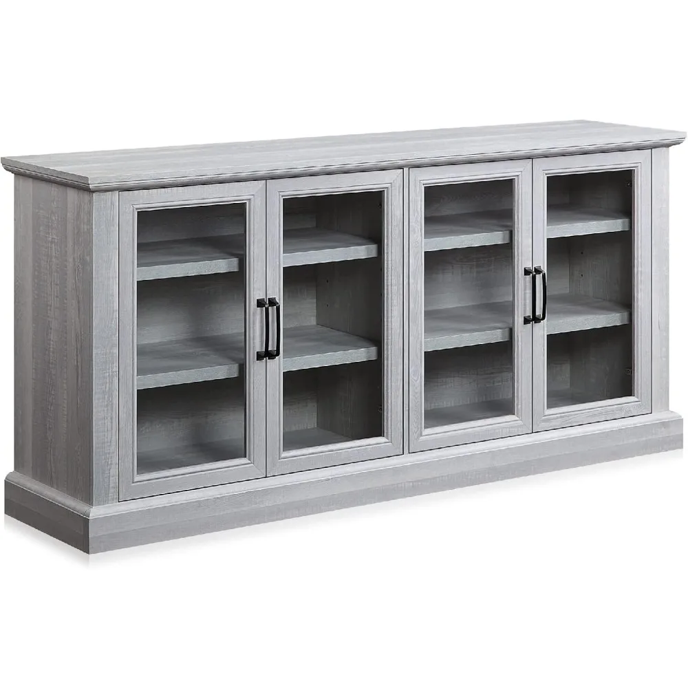 70 Inch Sideboard Buffet Cabinet, Entertainment Center with Storage, Glass Display Cabinet with Adjustable Shelves Console Tabl
70 Inch Sideboard Buffet Cabinet, Entertainment Center with Storage, Glass Display Cabinet with Adjustable Shelves Console Tabl