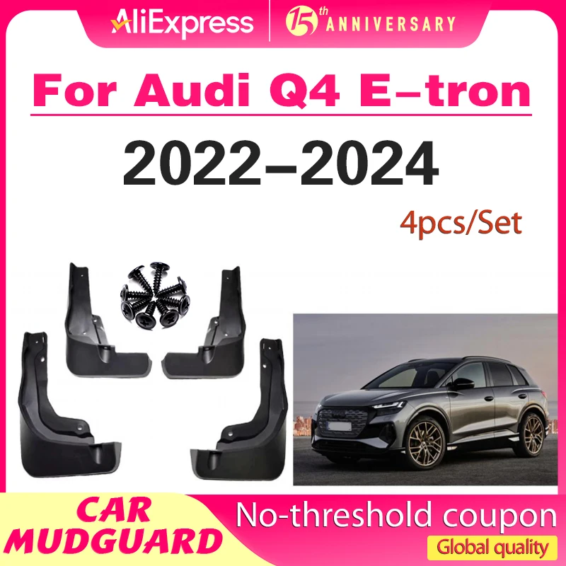 For Audi Q4 E-TRON 2022 2023 2024 Fender Mudflaps Splash Guards Mudguards Mud Flaps car Accessories
For Audi Q4 E-TRON 2022 2023 2024 Fender Mudflaps Splash Guards Mudguards Mud Flaps car Accessories