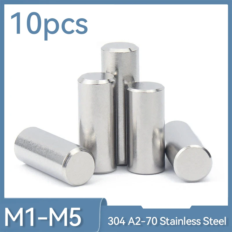 10pcs/LOT M1.5 M2 M2.5 M3 M4 M5GB119 304 A2-70 Stainless Steel Cylindrical Pin Locating Dowel Pin
10pcs/LOT M1.5 M2 M2.5 M3 M4 M5GB119 304 A2-70 Stainless Steel Cylindrical Pin Locating Dowel Pin