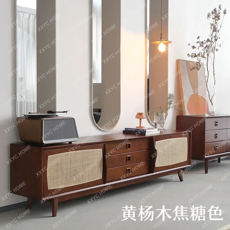 XZ boxwood TV cabinet solid wood retro wind floor cabinet rattan living room bedroom floor medieval
XZ boxwood TV cabinet solid wood retro wind floor cabinet rattan living room bedroom floor medieval