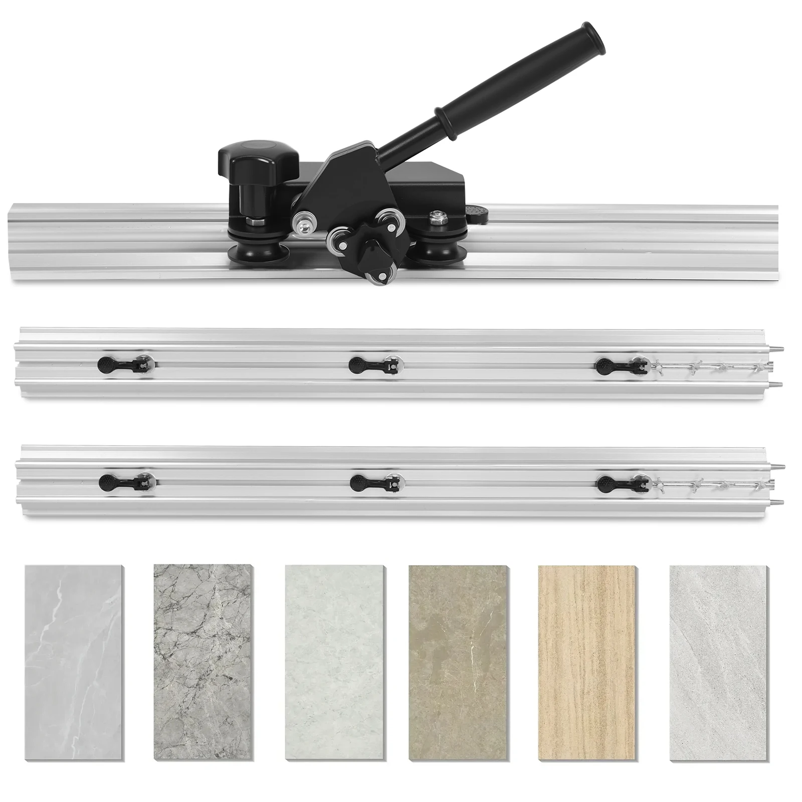 106 Inches Porcelain Ceramic Tile Cutter for Up To 0.47inch Thick Tiles with Built-in Suction Cups for Large Format
106 Inches Porcelain Ceramic Tile Cutter for Up To 0.47inch Thick Tiles with Built-in Suction Cups for Large Format