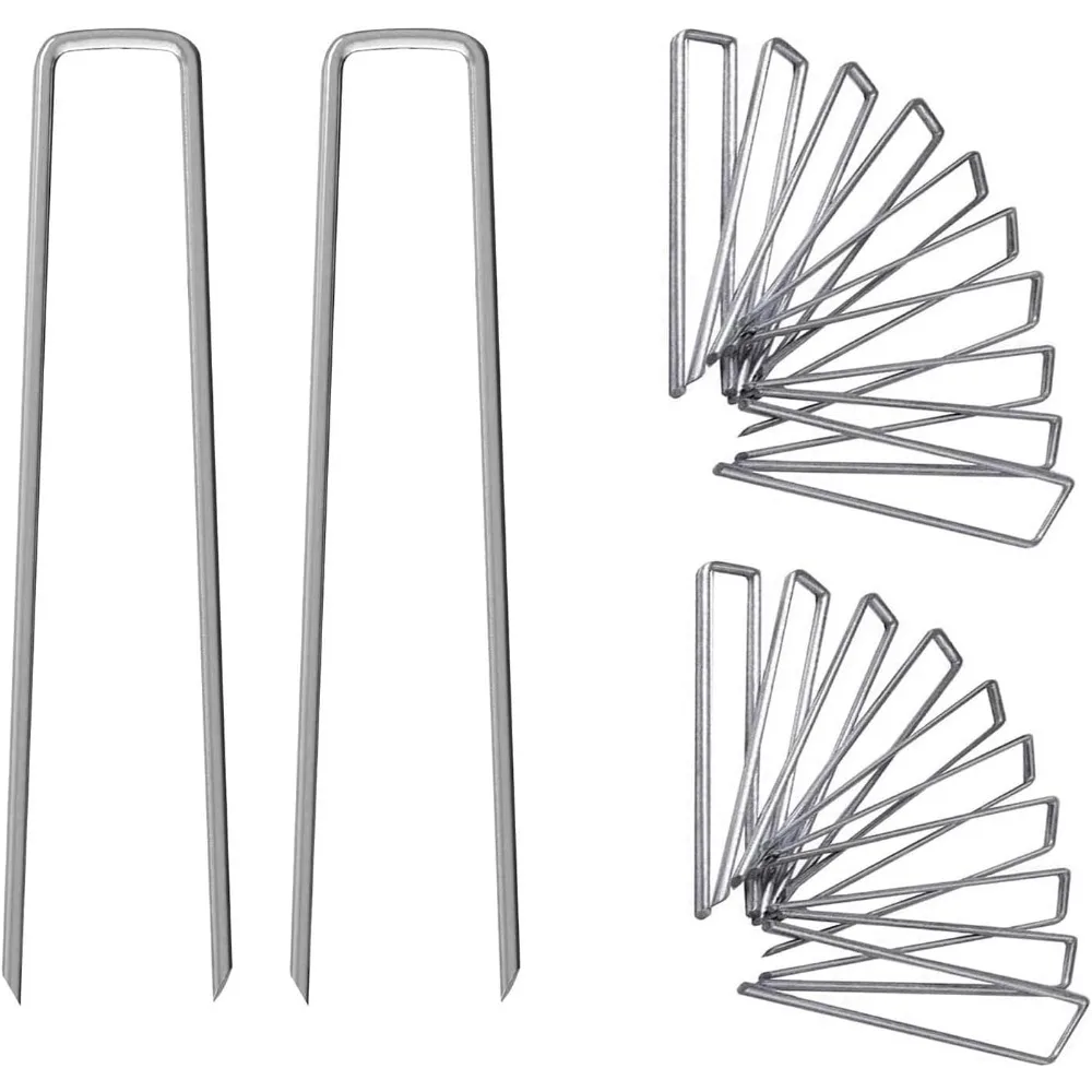 12-дюймовые оцинкованные U-образные садовые скобы, антикоррозийные штифты для ландшафтной ткани для газона (100 шт.)
12-дюймовые оцинкованные U-образные садовые скобы, антикоррозийные штифты для ландшафтной ткани для газона (100 шт.)