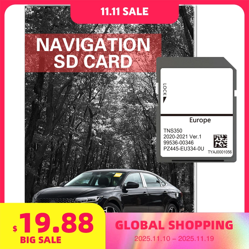 PZ445-EU334-0U for Toyota TNS350 Prius/RAV4/Urban Cruiser/Verso/Yaris SD Card Europe 8GB Maps 2021/2022 Navigation
PZ445-EU334-0U for Toyota TNS350 Prius/RAV4/Urban Cruiser/Verso/Yaris SD Card Europe 8GB Maps 2021/2022 Navigation