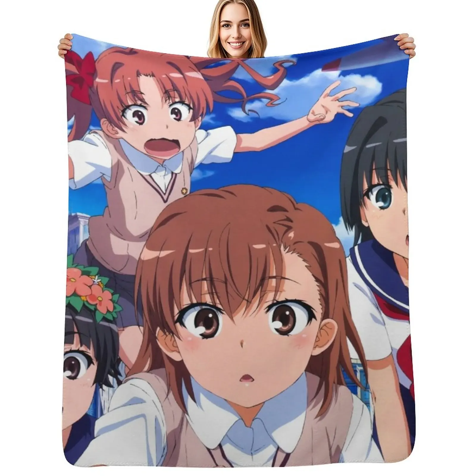 Toaru Kagaku - Misaka Mikoto, Shirai Kuroko, Saten Ruiko, Uiharu Kazari Throw Blanket warm for winter Custom Blankets
Toaru Kagaku - Misaka Mikoto, Shirai Kuroko, Saten Ruiko, Uiharu Kazari Throw Blanket warm for winter Custom Blankets