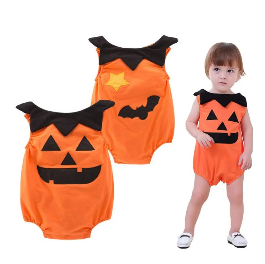 Hot~Classic Halloween Pumpkin Style Waistcoat Baby Romper/ Baby Party Jumpsuits 3066
Hot~Classic Halloween Pumpkin Style Waistcoat Baby Romper/ Baby Party Jumpsuits 3066