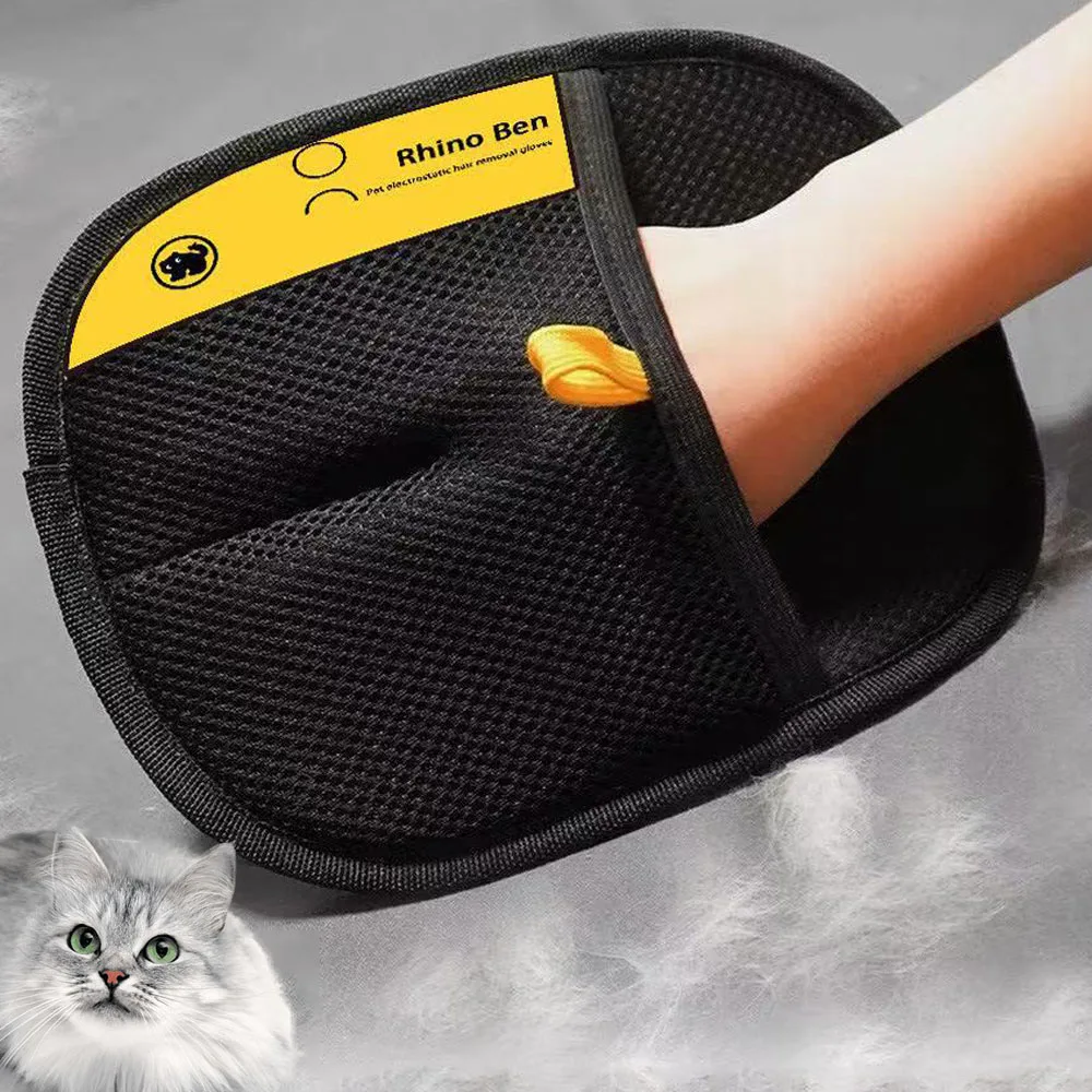 New Pet Grooming Gloves Static Dedusting Brush Pet Hair Remover Brush Removing Dog Cat Hair From Sofa Carpet Clothes
New Pet Grooming Gloves Static Dedusting Brush Pet Hair Remover Brush Removing Dog Cat Hair From Sofa Carpet Clothes