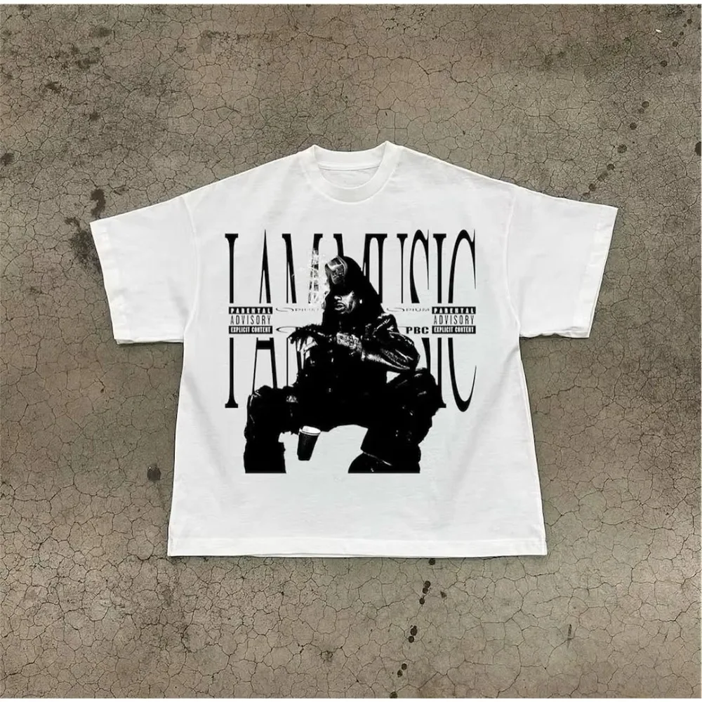 2025 Hot Summer American Cool Portrait Print Loose Short Sleeve Hip Hop Street Short Sleeve T-shirt Harajuku Style T-shirt
2025 Hot Summer American Cool Portrait Print Loose Short Sleeve Hip Hop Street Short Sleeve T-shirt Harajuku Style T-shirt