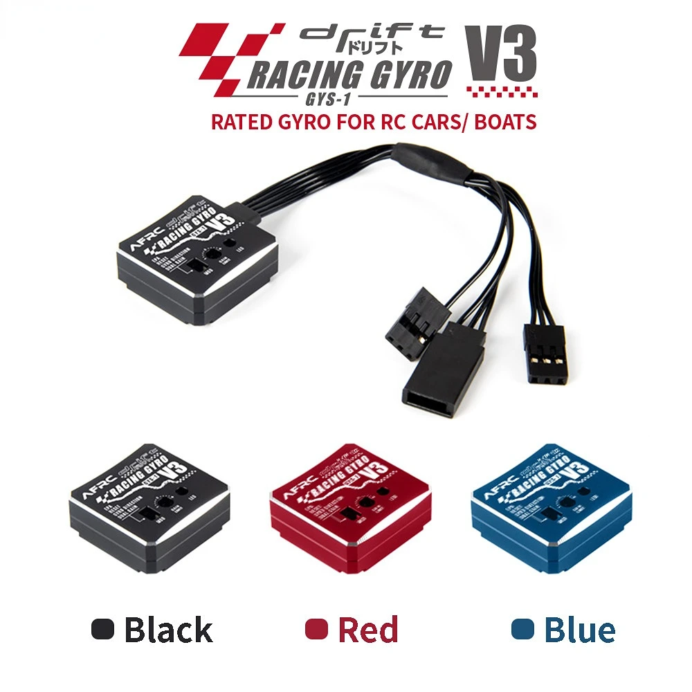 GYS-1 V3 RACING Gyro Drift car stabilizer CNC Metal Case For 1/28 1/18 1/10 1/8 RC Cars /boats Model DIY Assembly Upgrading
GYS-1 V3 RACING Gyro Drift car stabilizer CNC Metal Case For 1/28 1/18 1/10 1/8 RC Cars /boats Model DIY Assembly Upgrading